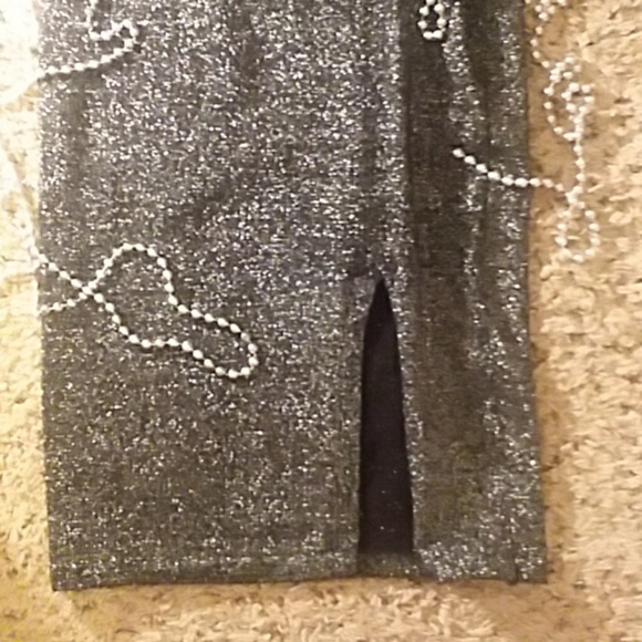 Silver sparkle J Lo Holiday dress - Picture 4 of 4